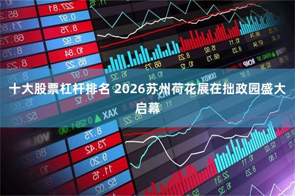 十大股票杠杆排名 2026苏州荷花展在拙政园盛大启幕